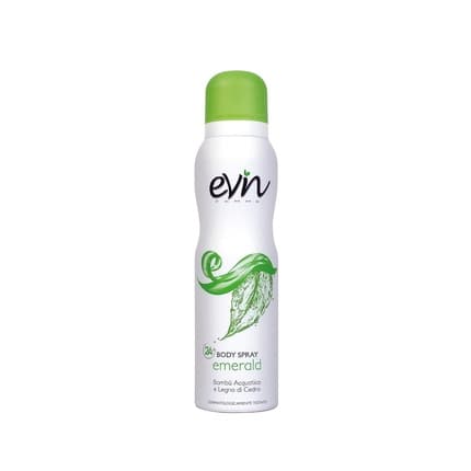 ‎Evin Evin Deodorant Emerald Aquatic Bamboo and Cedarwood 24h Active Formula Dermatologically Tested Déodorant (Déo) Femme 150ml