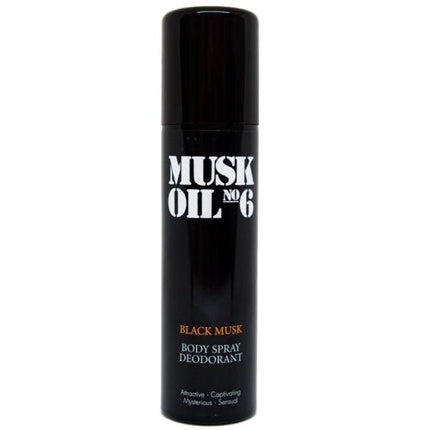 Black Musk Oil No.6 Deodorant Spray 150ml Gosh Assorted