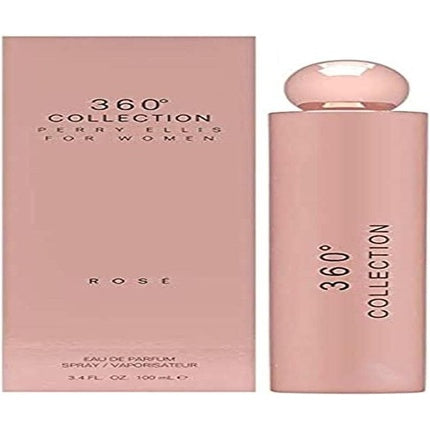 Perry Ellis 360 Collection Rose Eau de Parfum Spray 3.4 Oz
