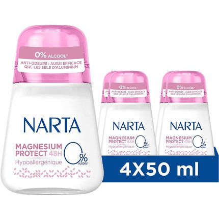 Narta Magnesium Protect Women's 48 Hour Ball Deodorant 50ml Narta