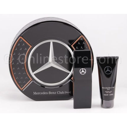 Mercedes-Benz Club Black Set 100ml EDT 100ml Shower Gel Mercedes-Benz