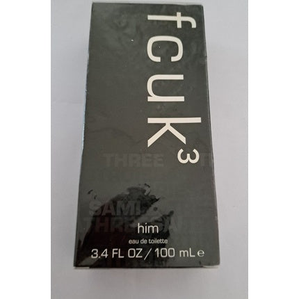 French Connection FCUK 3 for Him 100ml EDT Spray Brand New and Sealed
