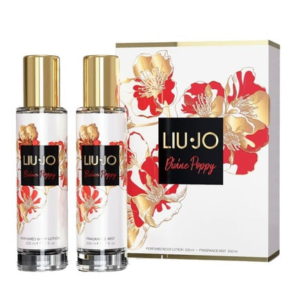 Liu Jo Divine Popy Scented Body Water and Perfumed Body Milk 200ml Liu Jo