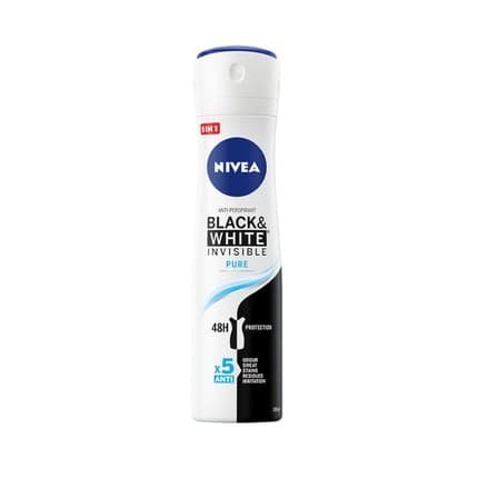 Nivea Invisible Black & White Antiperspirant 48h Pure Déodorant (Déo) Mixte 150ml