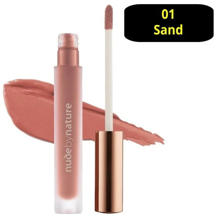 Nude by Nature Satin Liquid Lipstick Intense Colours Satin-Matte Finish 3.75mL