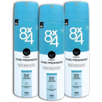 8x4 Deo No.19 Pure Freshness Deodorant 150ml Unisexe
