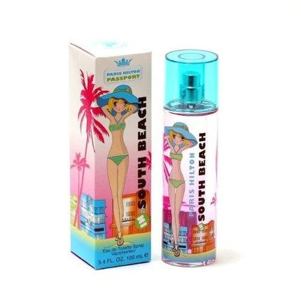 Paris Hilton Passport South Beach Eau De Toilette Spray for Women 3.4 Oz