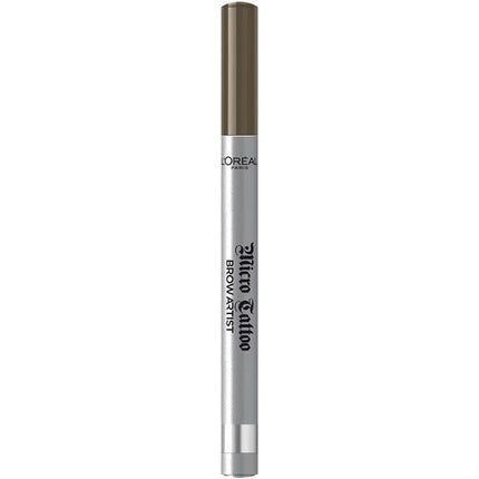L'Oreal Paris Brow Artist Micro Tattoo 24HR Eyebrow Definer 105 Brunette 1 Count