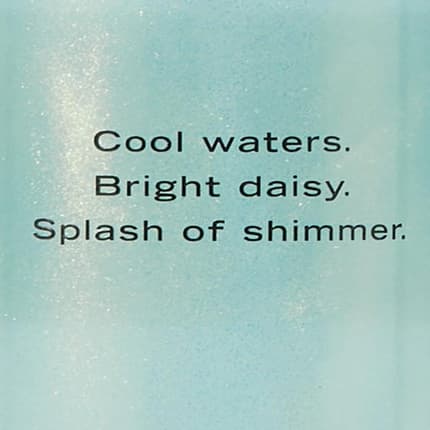 Victorias Secret Aqua Kiss Shimmer Glitter Perfumed Water 250ml