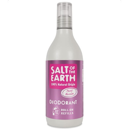 Salt of the Earth Peony Blossom Natural Deodorant Roll On Refill 525ml Salt Of The Earth