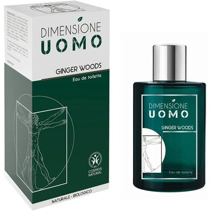 Men's Size Ginger Woods Eau De Toilette 100ml Dimensione Uomo