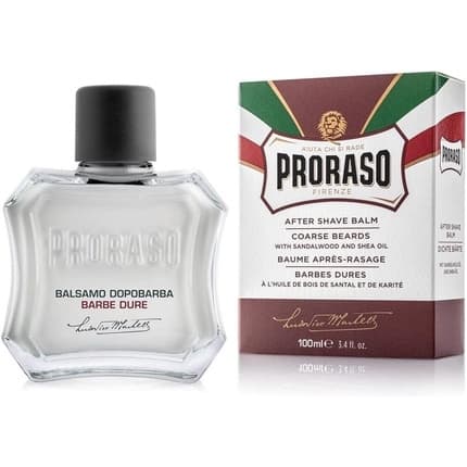Proraso Red After Shave Balm Nourishing Aftershave Balm With Sandalwood Fragrance (Fragrance) Mixte 100ml