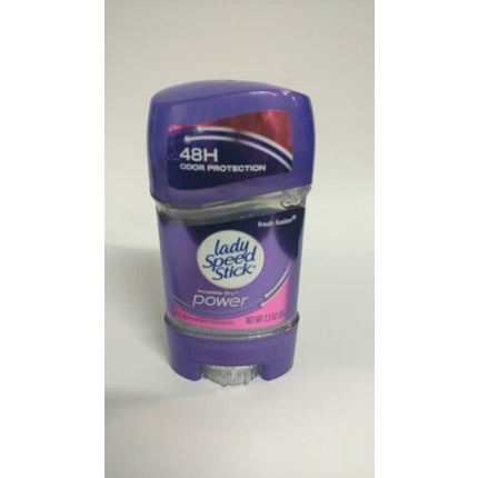 Lady Speed Stick Gel Antiperspirant Deodorant Invisible Dry Power 2.3 oz Speed Stick