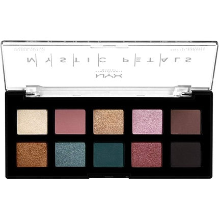 NYX Professional Makeup Mystic Petals Shadow Palette Dark Mystic Transparent