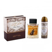 Lattafa Perfumes Pure Oudi And Deodorant Gift Set Coffret (Coffret) Mixte 100ml