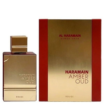 Al-Haramain Amber Oud Rouge Eau de Parfum spray Pour Homme 4 Ounce Al-Haramain