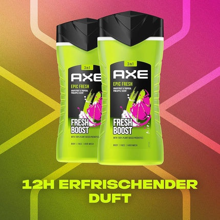 Axe Epic Fresh Gift Set with Body Spray, Shower Gel, Trainer Balls and Luminous Shoelaces Axe/Lynx