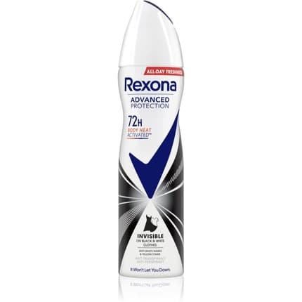 Rexona Advanced Protection Invisible Antiperspirant 72 hours Déodorant (Déo) Mixte 150ml