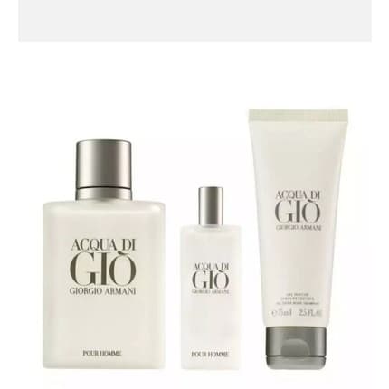 Armani GA Di Gio Gift Set with and Shower Gel Coffret (Coffret) Mixte 100ml