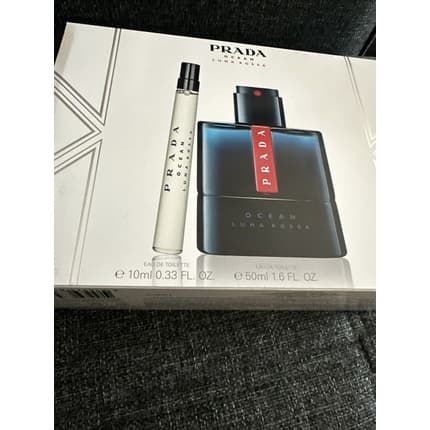 Prada Luna Rossa Ocean 1.6+ 2021 Release Eau de Cologne 0.33oz Unisexe