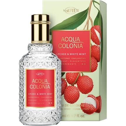 4711 Acqua Colonia Lychee White Mint Unisex Eau de Cologne (EDC) Mixte 50ml