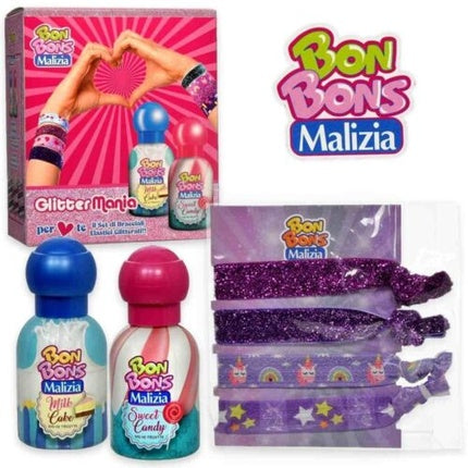 Schatulle Gift Bon Bons Malizia Glitter Mania Perfume EDT 50ml with Bracelet Malizia