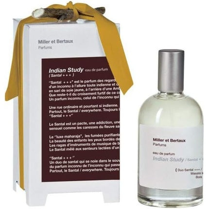 Indian Study Unisex Eau de Parfum 100ml Spray Miller Et Bertaux