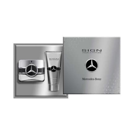 Mercedes-Benz Sign Your Attitude 2 Piece Gift Set Shower Gel Coffret (Coffret) Homme 100ml