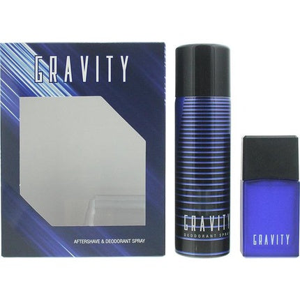 Coty Gravity 2 Piece Gift Set: Aftershave 30ml - Deodorant Spray 120ml Maison des fragrances