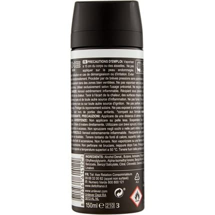 Axe e Black Deodorant Déodorant (Déo) Mixte