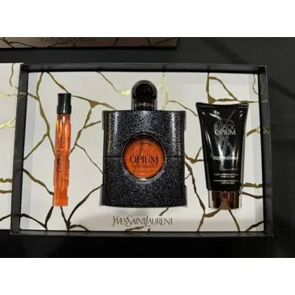 YSL Yves Saint Laurent Black Opium 3 Piece Eau De Parfum Gift Set Yves Saint Laurent