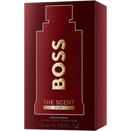 Boss The Scent Elixir For Him Ambery Fragrance with Notes of Pimento and Lavandin Hugo Boss