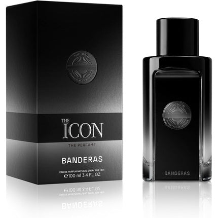 Banderas The Icon Eau De Perfume For Men Long Lasting Virile Elegant Trendy And Sexy Scent Wood Amber And Sandalwood Notes Ideal For Special Events 100ml Maison des fragrances