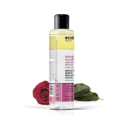 Ecoderma Bi Phase Make Up Remover 125ml - Cleanses and Removes Make-Up Delicately on Eyelids and Eyelashes