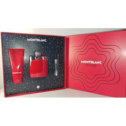 Montblanc Legend Red Eau de Parfum 100ml Avec 7.5ml and Shower Gel Montblanc