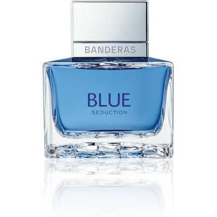 Banderas Perfumes Blue Seduction Eau de Toilette for Men Long Lasting Fresh and Casual Fragrance Woody and Aquatic Notes Ideal for Day Wear 50ml Banderas