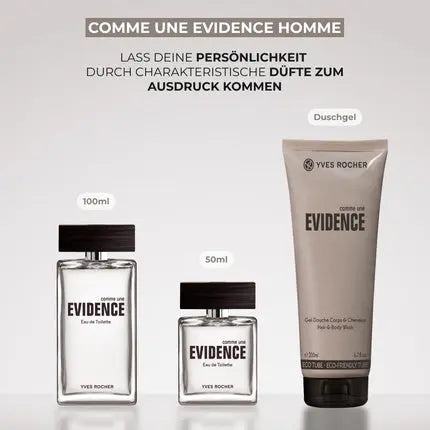 Yves Rocher COMME UNE EVIDENCE Eau de Toilette for Men Woody & Spicy Scent 100ml Yves Rocher