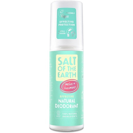 Salt Of the Earth Natural Deodorant Spray Melon & Cucumber 100ml Salt Of The Earth