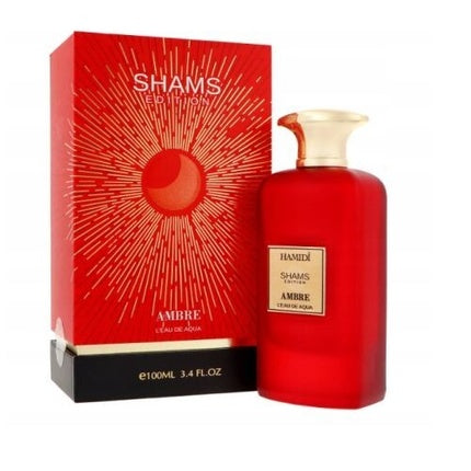 Hamidi Shams Ambre L'eau de Aqua Parfum - Unisex Eau de Parfum (EDP) Mixte 100ml