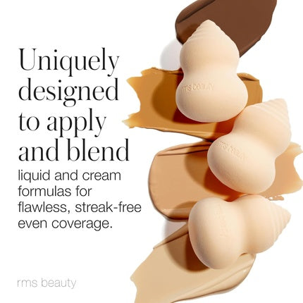 RMS Beauty Skin2Skin Beauty Sponge Makeup Sponge for Liquid Makeup Blending Accessories Brush 1 Count
