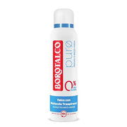 Borotalco Deodorant Spray Pure Sea Breeze with Talc and Breathable Molecules Alcohol and Aluminum-Free Dry and Odor-Blocking 48h Effectiveness Sea Scent Borotalco