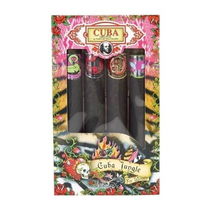 Cuba Originals Cuba Original Cuba Jungle Snake & Tiger & Zebra & Heartbreaker Set - 4x Coffret (Coffret) Mixte 35ml