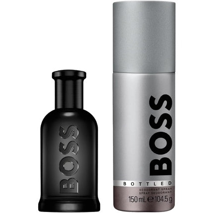 BOSS Men's BOSS Bottled Parfum Festive Gift Set 100ml Parfum 150ml Men's Spray Deodorant Hugo Boss