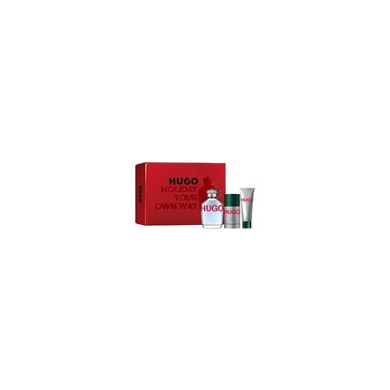Hugo Man Set + Deodorant Stick + Shower Gel par Hugo Coffret (Coffret) Mixte 125ml