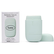 Fussy Natural Refillable Deodorant Aluminium Free 24 Hour Protection Lime Scent and Mint Green Case Lime Basil & Mandarin Vegan & Cruelty Free 100% Natural & Effective Fussy