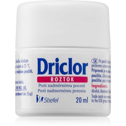 Driclor Solution Antiperspirant Roll-On 20 ml Driclor