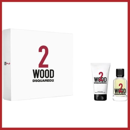 Dsquared2 2 Wood Gift Set + Bath & Shower Gel Coffret (Coffret) Mixte 30ml