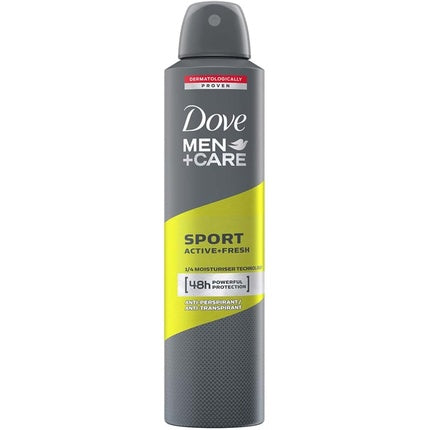 Dove Men + Care Sport Active + Fresh Antiperspirant Deodorant Aerosol 250ml Dove