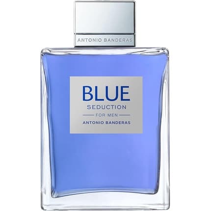Antonio Banderas Blue Seduction Long Lasting Fresh and Casual Woody and Aquatic Notes Ideal for Day Wear Eau de Toilette 200ml pour homme