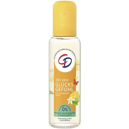 CD Deo Spray Glück 75ml Aluminum-Free Long-Lasting Protection for 24 Hours Cd